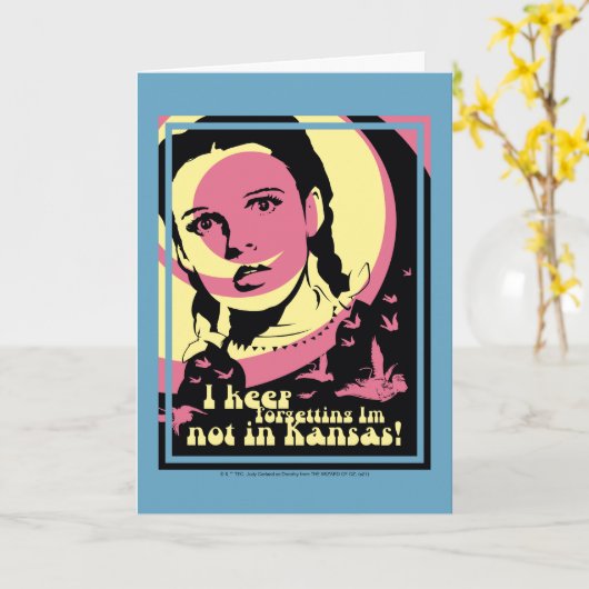De wizard OZ™ | Ik ben niet in Kansas Kaart (Gele Bloem)
