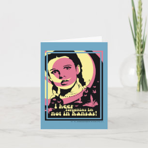 De wizard OZ™   Ik ben niet in Kansas Notitiekaartje