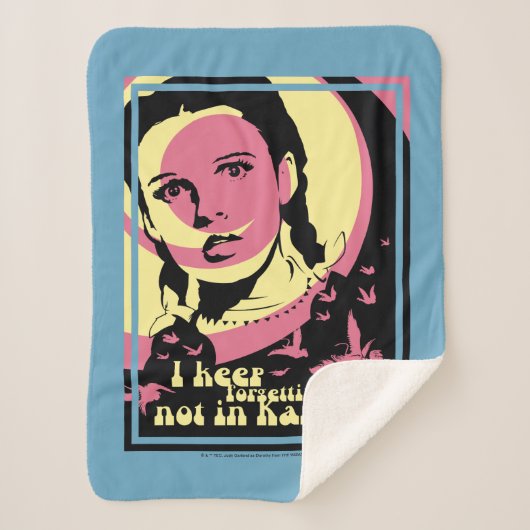 De wizard OZ™ | Ik ben niet in Kansas Sherpa Deken (Voorkant)