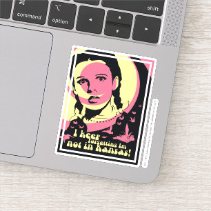 De wizard OZ™   Ik ben niet in Kansas Sticker