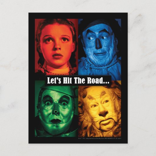 De wizard OZ™ | Laten we de weg bewandelen Briefkaart (Voorkant)