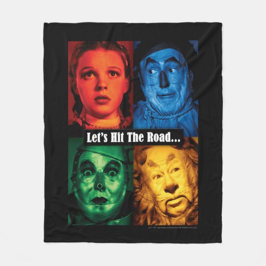 De wizard OZ™ | Laten we de weg bewandelen Fleece Deken (Voorkant)