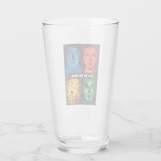 De wizard OZ™ | Laten we de weg bewandelen Glas (Achterkant)
