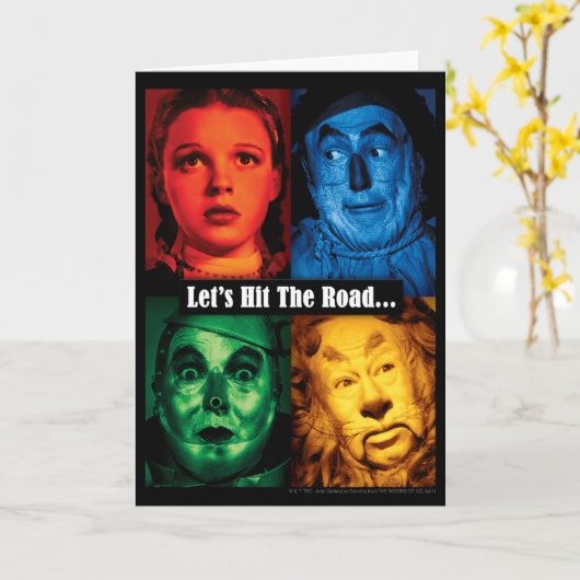 De wizard OZ™ | Laten we de weg bewandelen Kaart (Gele Bloem)