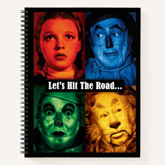 De wizard OZ™ | Laten we de weg bewandelen Notitieboek (Voorkant)