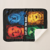 De wizard OZ™ | Laten we de weg bewandelen Sherpa Deken (Voorkant (horizontaal))