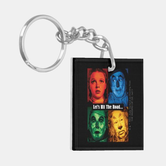 De wizard OZ™ | Laten we de weg bewandelen Sleutelhanger (Voorkant Links)