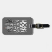 De wizard OZ™ | Liontijgers en Beren Oh mijn! Bagagelabel (Voorkant horizontaal)