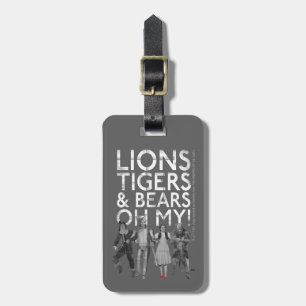De wizard OZ™   Liontijgers en Beren Oh mijn! Bagagelabel