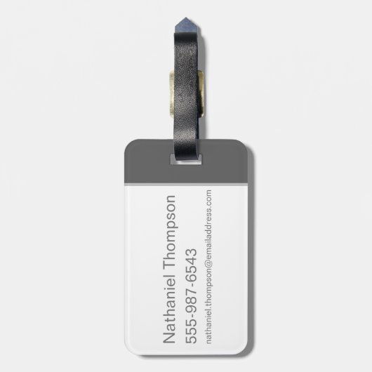 De wizard OZ™ | Liontijgers en Beren Oh mijn! Bagagelabel (Achterkant verticaal)