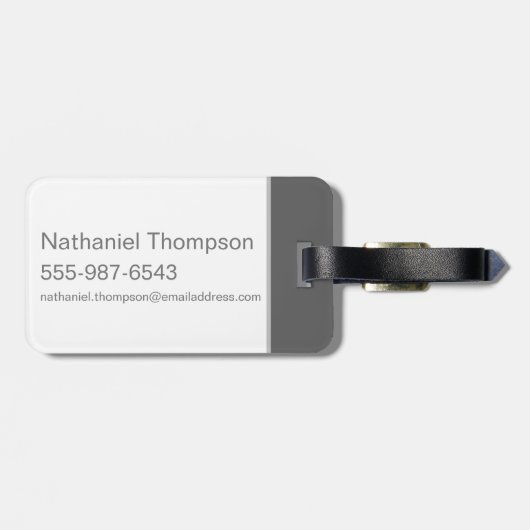 De wizard OZ™ | Liontijgers en Beren Oh mijn! Bagagelabel (Achterkant horizontaal)