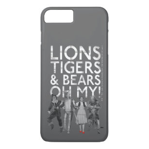 De wizard OZ™   Liontijgers en Beren Oh mijn! iPhone 8/7 Plus Hoesje