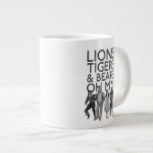 De wizard OZ™ | Liontijgers en Beren Oh mijn! Grote Koffiekop (Voorkant rechts)