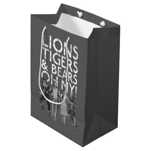 De wizard OZ™ | Liontijgers en Beren Oh mijn! Medium Cadeauzakje (Voorkant Gekanteld)