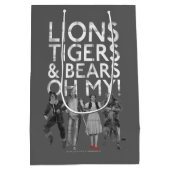 De wizard OZ™ | Liontijgers en Beren Oh mijn! Medium Cadeauzakje (Achterkant)