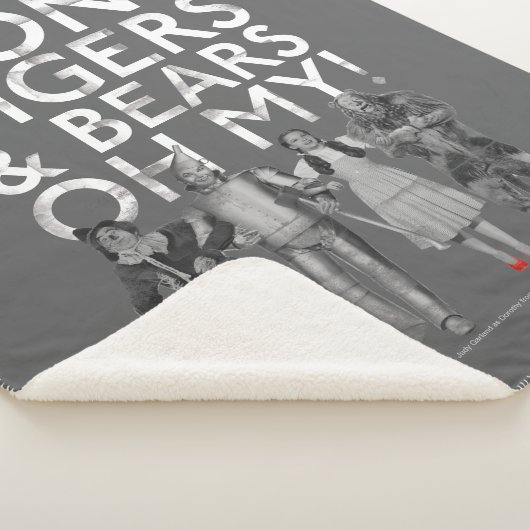 De wizard OZ™ | Liontijgers en Beren Oh mijn! Sherpa Deken (3/4)