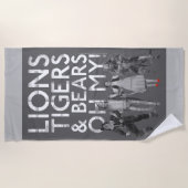 De wizard OZ™ | Liontijgers en Beren Oh mijn! Strandlaken (Voorkant)