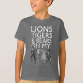 De wizard OZ™ | Liontijgers en Beren Oh mijn! T-shirt (Voorkant)