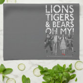 De wizard OZ™ | Liontijgers en Beren Oh mijn! Theedoek (Gevouwen)