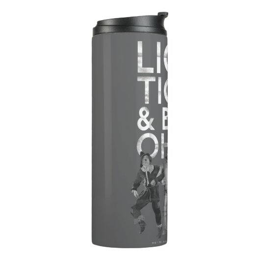 De wizard OZ™ | Liontijgers en Beren Oh mijn! Thermosbeker (Gedraaid links)