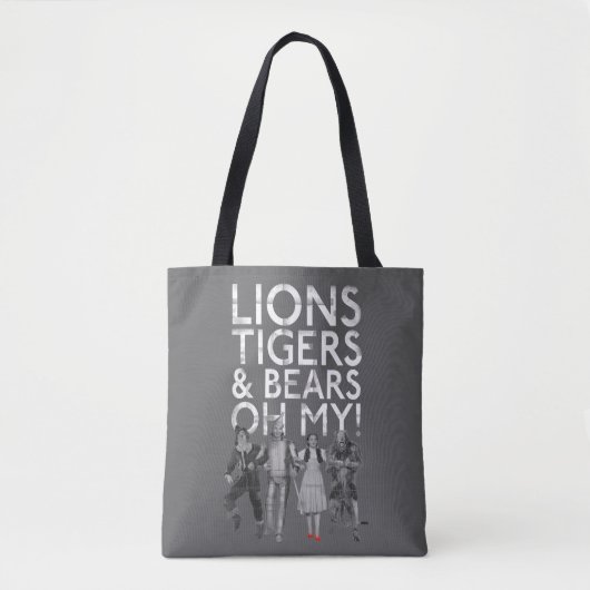 De wizard OZ™ | Liontijgers en Beren Oh mijn! Tote Bag (Voorkant)