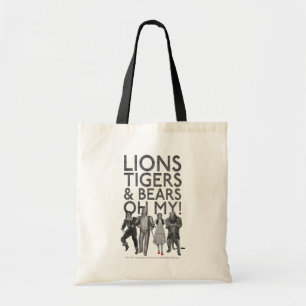De wizard OZ™ Liontijgers en Beren Oh mijn! Tote Bag