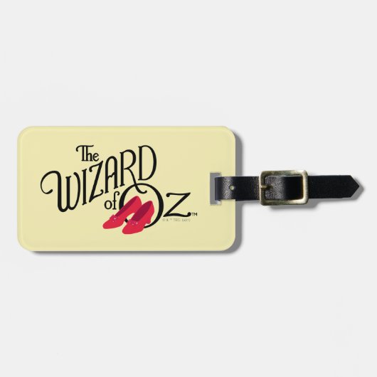 De wizard OZ™ Logo Bagagelabel (Voorkant horizontaal)