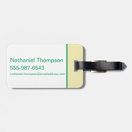 De wizard OZ™ Logo Bagagelabel (Achterkant horizontaal)