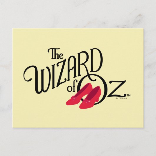 De wizard OZ™ Logo Briefkaart (Voorkant)