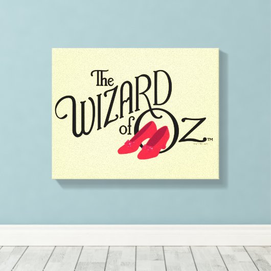 De wizard OZ™ Logo Canvas Afdruk (Insitu (Houten vloer))