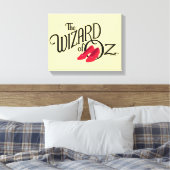 De wizard OZ™ Logo Canvas Afdruk (Insitu (Slaapkamer))