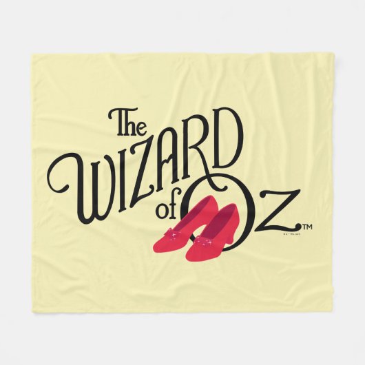 De wizard OZ™ Logo Fleece Deken (Voorkant (Horizontaal))