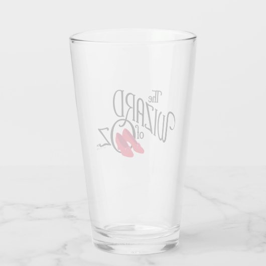 De wizard OZ™ Logo Glas (Achterkant)
