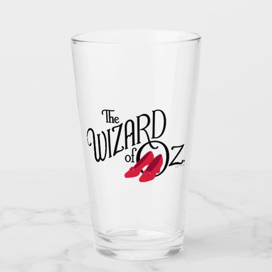 De wizard OZ™ Logo Glas (Voorkant)