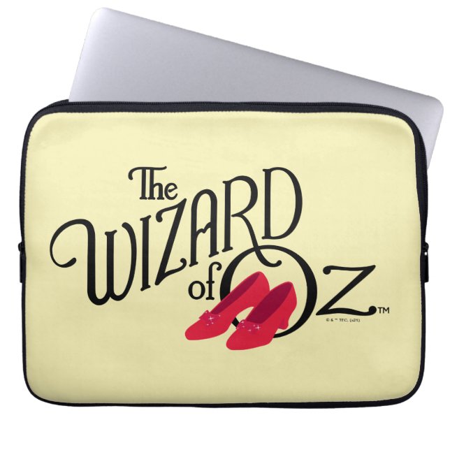 De wizard OZ™ Logo Laptop Sleeve (Voorkant)