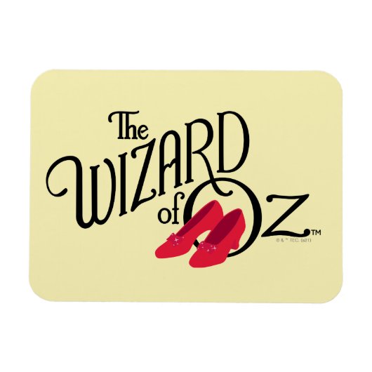 De wizard OZ™ Logo Magneet (Horizontaal)