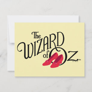 De wizard OZ™ Logo Notitiekaartje