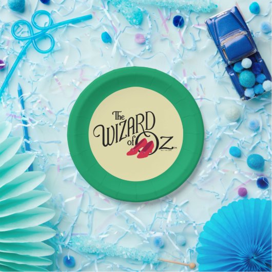De wizard OZ™ Logo Papieren Bordje (Feest)