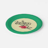 De wizard OZ™ Logo Papieren Bordje (Gekanteld)