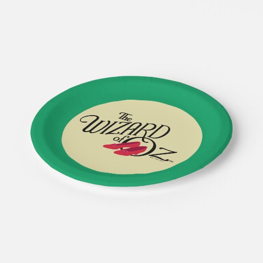 De wizard OZ™ Logo Papieren Bordje (Gekanteld)