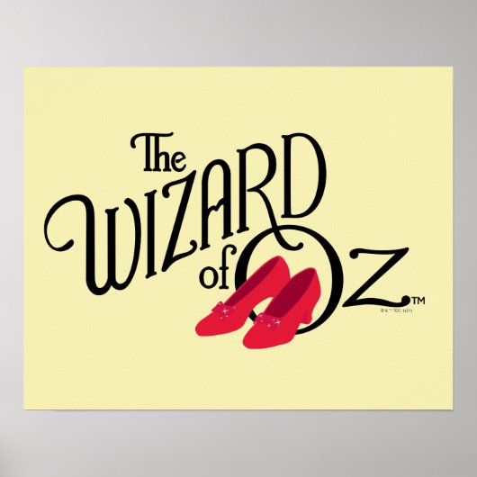 De wizard OZ™ Logo Poster (Voorkant)
