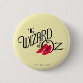 De wizard OZ™ Logo Ronde Button 5,7 Cm (Voorkant)