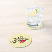 De wizard OZ™ Logo Ronde Kartonnen Onderzetter (Insitu)