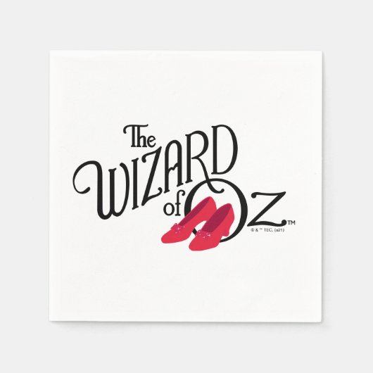 De wizard OZ™ Logo Servet (Voorkant)