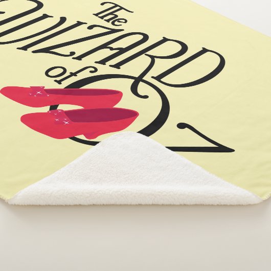 De wizard OZ™ Logo Sherpa Deken (3/4)