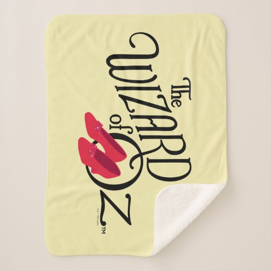 De wizard OZ™ Logo Sherpa Deken (Voorkant)