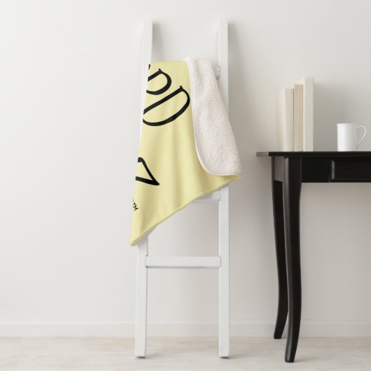 De wizard OZ™ Logo Sherpa Deken (In situ)