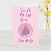 De wizard OZ™ | Mijn bubbeltje niet verbranden Kaart (Gele Bloem)