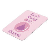 De wizard OZ™ | Mijn bubbeltje niet verbranden Magneet (Linkerzijde)