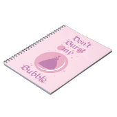 De wizard OZ™ | Mijn bubbeltje niet verbranden Notitieboek (Linkerzijde)